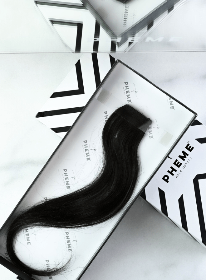 Booster clip in volumiser | black | number 2 | Pheme  | inside box