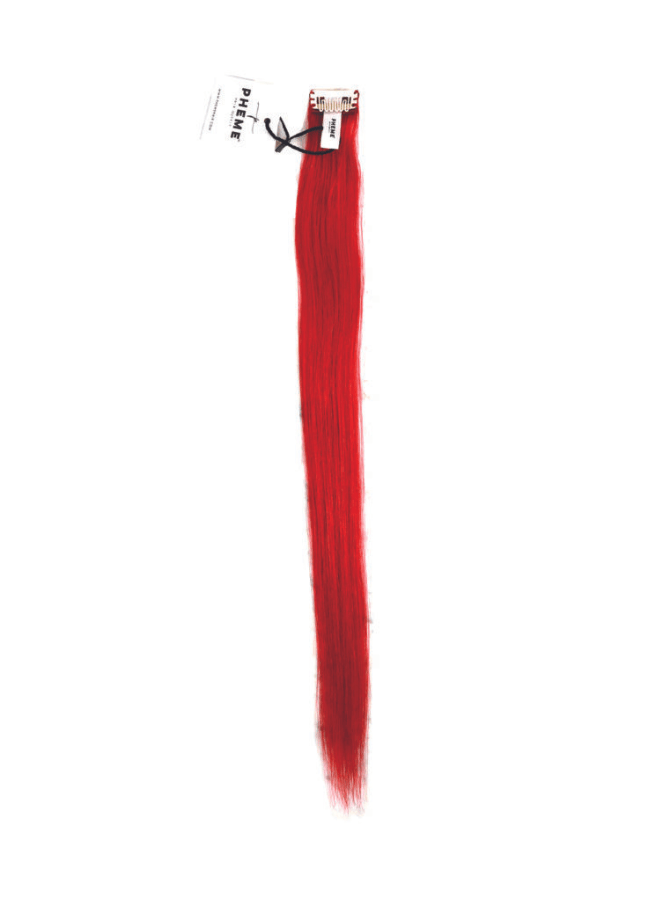 Feather Clip In Red Chilli | Limited Edition | Pheme