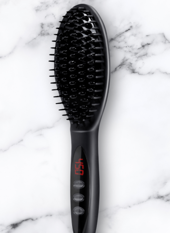 Yuli Straightener Brush | black | London | CE