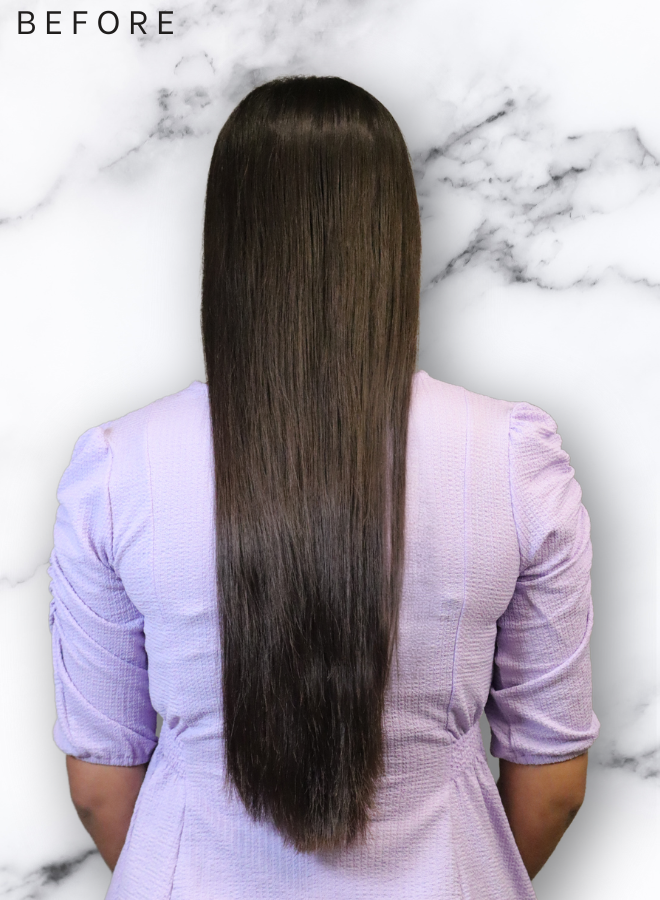 6D - 100% Premium Remy Hair Extension, 1 Rows of 5 Bundles