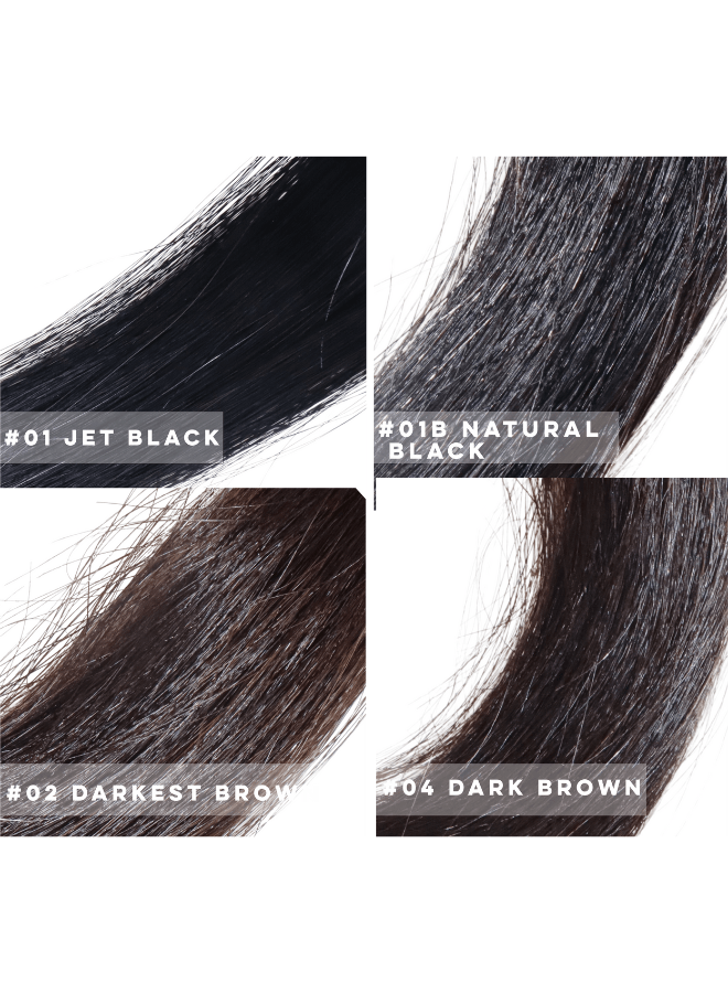 Pheme hair colors | Jet black | Natural Black | Darkest Brown | Dark Brown