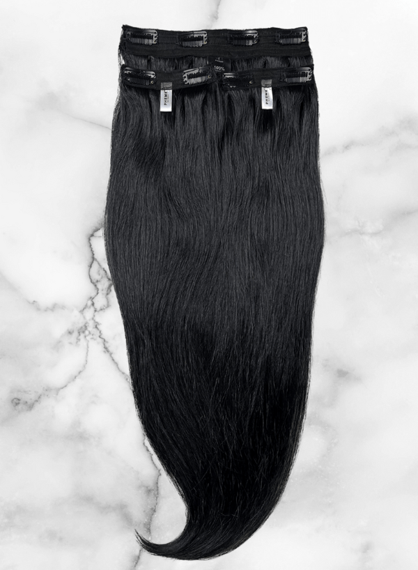 diva clip in hair extension | elite | black | number 3 | Pheme 